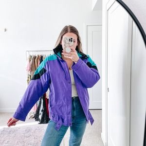 Vintage Windbreaker Bomber Jacket